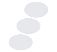 Healeved 3pcs Oval Canvas Painting Panels for Artists and Beginners, Cotton Fabric and Mixed Linen Material with Strong Oil Absorption, Optimal Paint Absorption, for Creative Projects