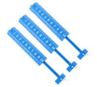 Healeved 3pcs Portable Score Counters Foosball Score Markers Foosball Counters Plastic Convenient to Store Practical Blue for Football Party Supplies