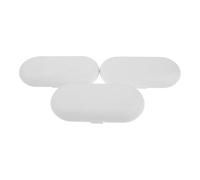 Healeved 3pcs Portable Water Flosser Travel Case Plastic Storage Box Compact Organizer for Oral Irrigator Accessories with Protective Nozzle Holder, Suitable for On-the-go Oral Care
