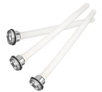 Healeved 3pcs Practical Can Spouts for Oil Pourer, Plastic Fuel Can Spout with Smooth and Even Flow, Fit for Garden Machinery Refuels and Car Refuels
