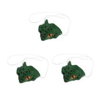 Healeved 3pcs Replaceable Frog Nose Prop Vinyl Animal Cosplay Accessory for Costume Parties Halloween Easter Fancy Dress Simulation Frog Nose for Adults