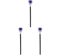 Healeved 3pcs Royal King Wand Prop Durable Cane for Halloween Costume Cosplay Parties Eye Catching Stage Performance Accessory for Adults for Themed Events