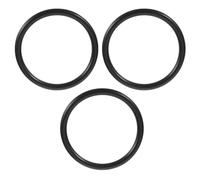 Healeved 3pcs Rubber Sound Bowl Mat Cushion Pads for Crystal and Buddhist Bowls, Large Black Playing Mat for Buddhism Ritual Instruments and Meditation Sound Healing