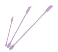 Healeved 3pcs Silicone Mini Spatulas for Makeup and Kitchen Use, Small Jar Scooping Spoons for Gels and Creams with Versatile Application and Convenient Usage, for Beauty Routine and Purse