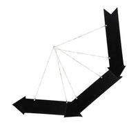 Healeved 3pcs Small Wooden Blackboard Arrows Message Board Black Rustic Decorative Wood Smooth Writing Surface Wipe Clean Mini Chalkboard for Home Weddings