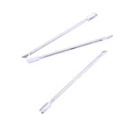 Healeved 3pcs Stainless Steel Nail Cuticle Remover Tool Kit Dual-end Pusher for Manicure Pedicure Care for Shaping Cleaning Cuticles Professional Nail Art Tools