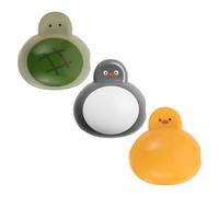 Healeved 3pcs Toothbrush Protector Caps Cute Animal Toothbrush Storage Clip Plastic Brush Cover for Home Office and Outdoor Adventures