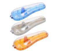 Healeved 3Pcs Travel Use Shockproof Storage Boxes Organizer Holder for Men Lightweight Protective Case for Electric Shavers