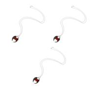 Healeved 3pcs Vintage Crystal Cage Necklace with Angel Wings Pendant, Retro-inspired Amethyst Stone Necklace for Women and Men, Comfortable to Wear, Suitable for Sensitive Skin, for Formal