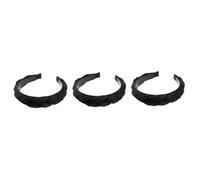Healeved 3pcs Vintage Wrapped Hairband for Women Twisted Design Daily Headwear Comfortable Cloth Headband for Face Washing Makeup Sports and Everyday Use