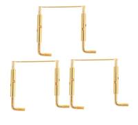 Healeved 3pcs Violin Chinrest Attachment Screws - Metal Hardware for 4/4 Violin Repair & Restore - Small Chin Rest Spare Parts for Musical Instrument Maintenance