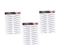 Healeved 3sheets Eyebrow Alternative Non-permanent Transfer Stickers Easy to Apply for Sparse Light Brows