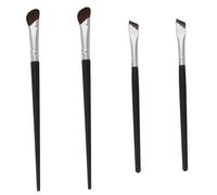Healeved 4 Pcs Eye Makeup Brushes Concealer Brush Angled Eyeliner Applicator Tool for Precise Nose Contouring and Eyeliner Application for All Skill Levels