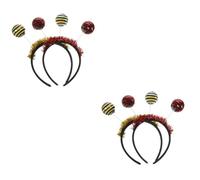 Healeved 4 pcs Halloween Sequin Insect Headband with Ladybug and Bee Boppers for Adults Spring Hairbands for Party Carnival Wedding Valentines Day Birthday Accessories