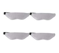 Healeved 4 Pcs Sleep Blackout Lip Smug Eye Shadow Sleep Mask Sleeping Skincare Headphone Safety Covers Eye Shade LED Blindfolds Palette Blinds Clear