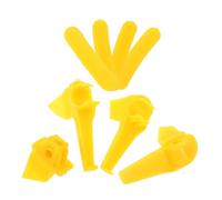 Healeved 4 Sets Tire Machine Wheel Pads Protective Sleeve Plastic Rim Protector for Tire Machine Effective Protection and Easy Operation Suitable for Commercial and Personal Use