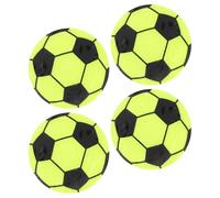 Healeved 4 Sheets Yellow Warning Wheel Reflectors Self-adhesive Pvc Reflective Stickers for Bikes and Vehicles with Good Adhesion and Outdoor Safety Decals