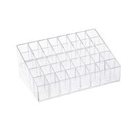 Healeved 40-grid Lipstick Rack Lipstick Organizer Nail Polish Stand with Ps Injection Molded Stair Design for Makeup Counters and Beauty Storage