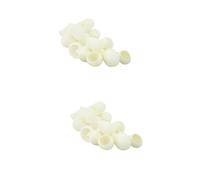 Healeved 400pcs Natural Silk Ball Facial Exfoliator Scrub for Dry Oily Skin Care Blackheads Removal Face Wash Cleaning Beauty Tool