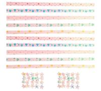 Healeved 400pcs Origami Paper Stars Double-Sided Design Assorted Colour Paper Strips Art and Hand-Made Crafts for Stress Relief and DIY Projects