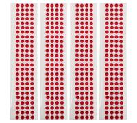 Healeved 400pcs Privacy Protection Camera Stickers 10mm Red Self-adhesive Phone and Webcam Lens Covers for School, Business, and Personal Use