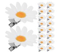 Healeved 48pcs Daisy Hair Clip: Mini Flower Hairpins for Women Girls - Small Daisy Hair Clips Decorative and Elegant for Summer Weddings Beach Parties Holidays