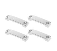 Healeved 4pcs 25mm Stainless Steel 316 Marine Bridge Connector Pad Eye Loop for Boat Kayak Tie down Straps Heavy Duty Hardware for Sailing and Camping Equipment