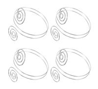 Healeved 4pcs Adjustable Spiral Swirl Arm Cuff Bracelet Punk Metal Upper Arm Coil Armband Greek Style Armlet Jewelry for Women Men Boho Party Accessory