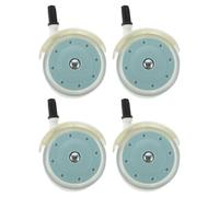 Healeved 4pcs Baby Walker Replacement Wheels: Universal Stroller Caster Accessories | Silent Plastic Walkers Wheel Part | Casters for Trend Learning to Walk Activities Rosy