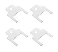 Healeved 4Pcs Commercial Toilet Paper Dispenser Lock Keys Metal Tissue Box Opening Tools for Public Restroom Roll Paper Case Accessory Compatible with Bathroom and Subway Stations