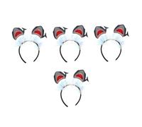 Healeved 4pcs Cute Shark Headband for Adults Comfortable Animal Hairband for Halloween Birthday Parties and Ocean-themed Events Funny Accessory for Creative Play