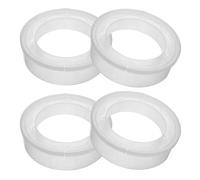Healeved 4pcs Diaper Bin Garbage Bag Ring for Diaper Pail Refill Cassettes Compatible Rubbish Bin Trash Can for Home and Nursery Use