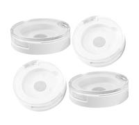 Healeved 4pcs DIY Makeup Palette Empty Eyeshadow Boxes Refillable Case for Travel Portable Makeup Case Pans
