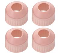 Healeved 4pcs Easy Grip Silicone Door Knob Covers for Seniors Non-Slip Protective Bumper Pads Soft Shockproof Handle Covers for Home Safety and Comfort