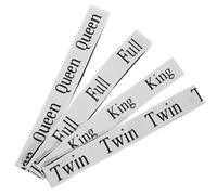 Healeved 4pcs Elastic Bed Sheet Organiser Bands for Pillowcases and Bed Sheets Made of High-strength Polyester with Resistance to Deformation Featuring Stylish Printed English Letters