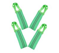 Healeved 4pcs Exfoliating Back Scrubber Dual Sided Shower Towel Long Back Exfoliating Washcloth for Body Portable Scrubber Cloth for Shower Use