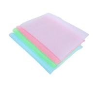 Healeved 4pcs Exfoliating Shower Towels Soft Back Scrubber Washcloths for Body Cleansing Skin for Daily Use