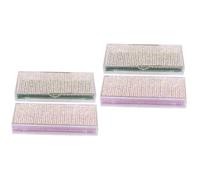 Healeved 4pcs False Eyelash Case Storage Box Organizer Candy Design Easy Open Close for Lash Pallet Glue