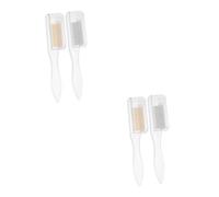 Healeved 4pcs Foldable Eyebrow Brush Curly Rolling Comb Eyebrow Shaping Tools Makeup Brush Material Portable Eyelash Combs