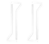 Healeved 4Pcs Glass Cell Spreaders 6Mm Diameter Laboratory Glass Rods for Biochemistry Lab Use with Petri Dishes Wide Spreading Cell Lab Supplies Set