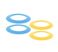 Healeved 4pcs Golf Putting Training Aid Cups Silicone Practice Hole Set for Indoor Golf Training Suitable for Solo Drills and Interactive Fun and Practice