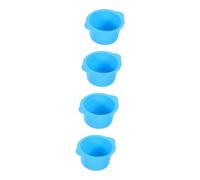 Healeved 4pcs Hair Removal Wax Warmer Bowl Silicone Liner for Hot Wax Replacement Bowl