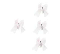 Healeved 4pcs Halloween Barrette Hair Clip with Skeleton Hand and Eyeball Ornament Spooky Costume Hair Accessory for Party Dress-up and Cosplay Multi-functional Horror Hairpin Decoration