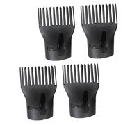 Healeved 4pcs High Heat Resistant Duckbill Hair Dryer Nozzle Plastic Concentrator Replacement for Salon and Home Use Versatile Airflow Styling Tool for Detailed and Broad Area Drying