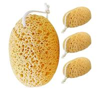 Healeved 4pcs Honeycomb Bath Body Sponge: Gentle Exfoliating Shower Sponge for Deep Cleansing and Foaming - Bathing Foams Loofah for Body Wash Women Men