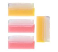 Healeved 4pcs Infant Bath Sponge Brush - Body Cleansing Hair Massage Brush Cleaner Scrub Tool for Newborn Shower Supplies - Birthday Present