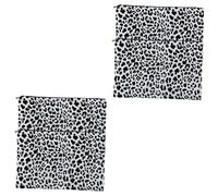 Healeved 4pcs Leopard Print Makeup Bag Stylish Travel Toiletries Organizer for Girls and Women Zippered Cosmetic Storage for Skincare and