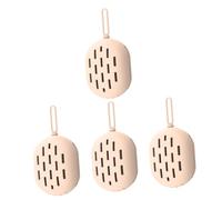 Healeved 4pcs Makeup Puff Holder Portable Silicone Beauty Sponge Case for Travel Breathable Design to Keep Sponges Dry and Clean for Makeup The Go