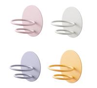 Healeved 4pcs Makeup Sponge Holder Wall-mounted Puff Holder Beauty Sponge Rack Set for Vanity Storage in Multi-color Organizer and Beauty Tools