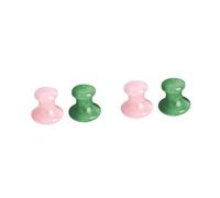 Healeved 4pcs Mushroom-Shaped Crystal Scraping Boards for Facial and Back Massage Portable Gua Stones for Skin Nourishment and Relaxation Lightweight and Easy to Use